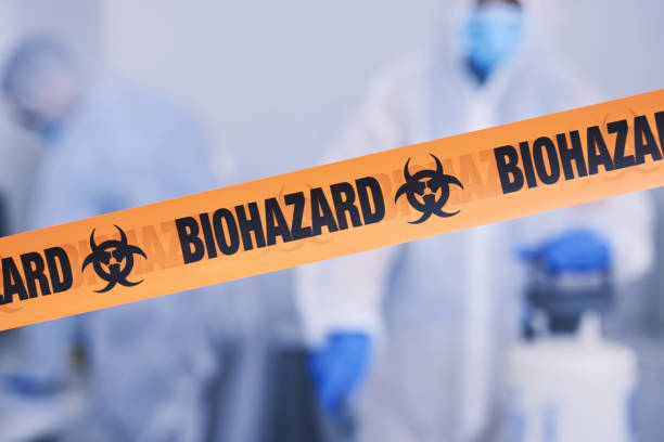 Professional Biohazard Cleanup technician working in Coeur D Alene, ID